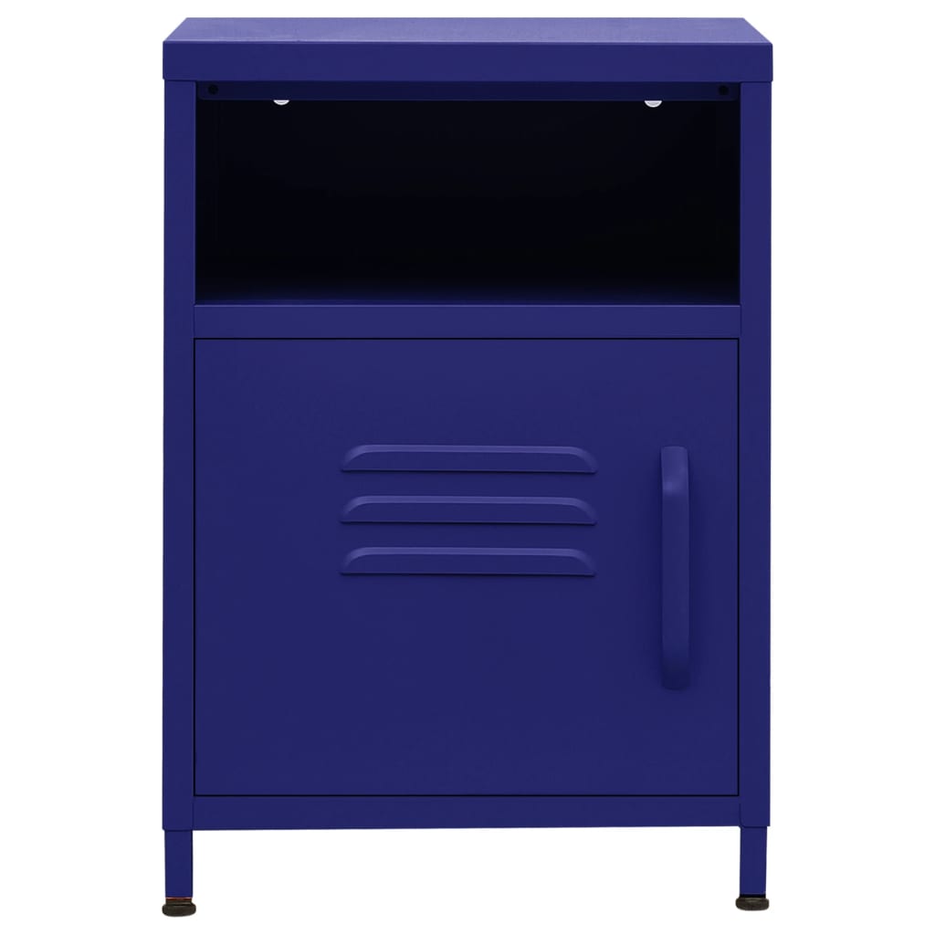 Steel Bedside Cabinet With 1 Door - Vantage Home