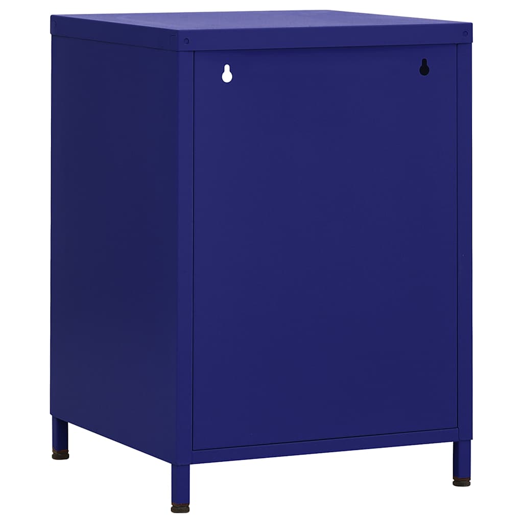 Steel Bedside Cabinet With 1 Door - Vantage Home