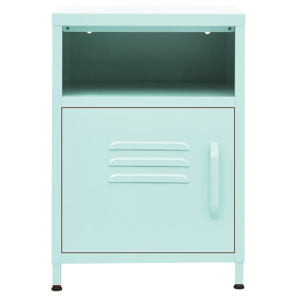 Steel Bedside Cabinet With 1 Door - Vantage Home