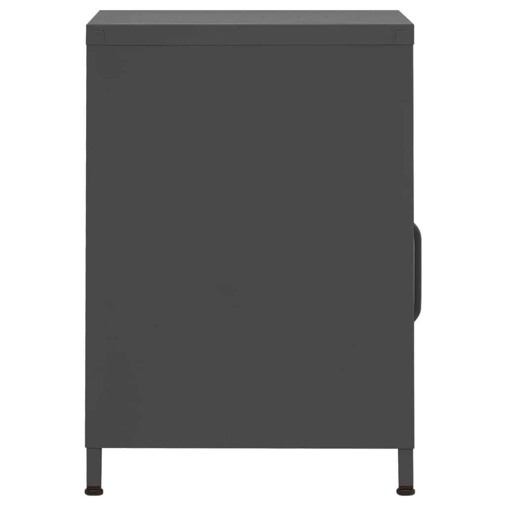 Steel Bedside Cabinet With 1 Door - Vantage Home