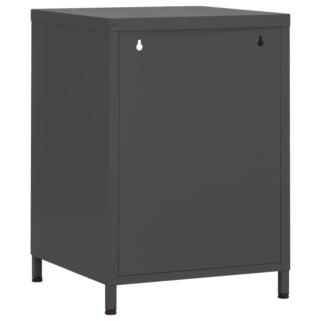 Steel Bedside Cabinet With 1 Door - Vantage Home