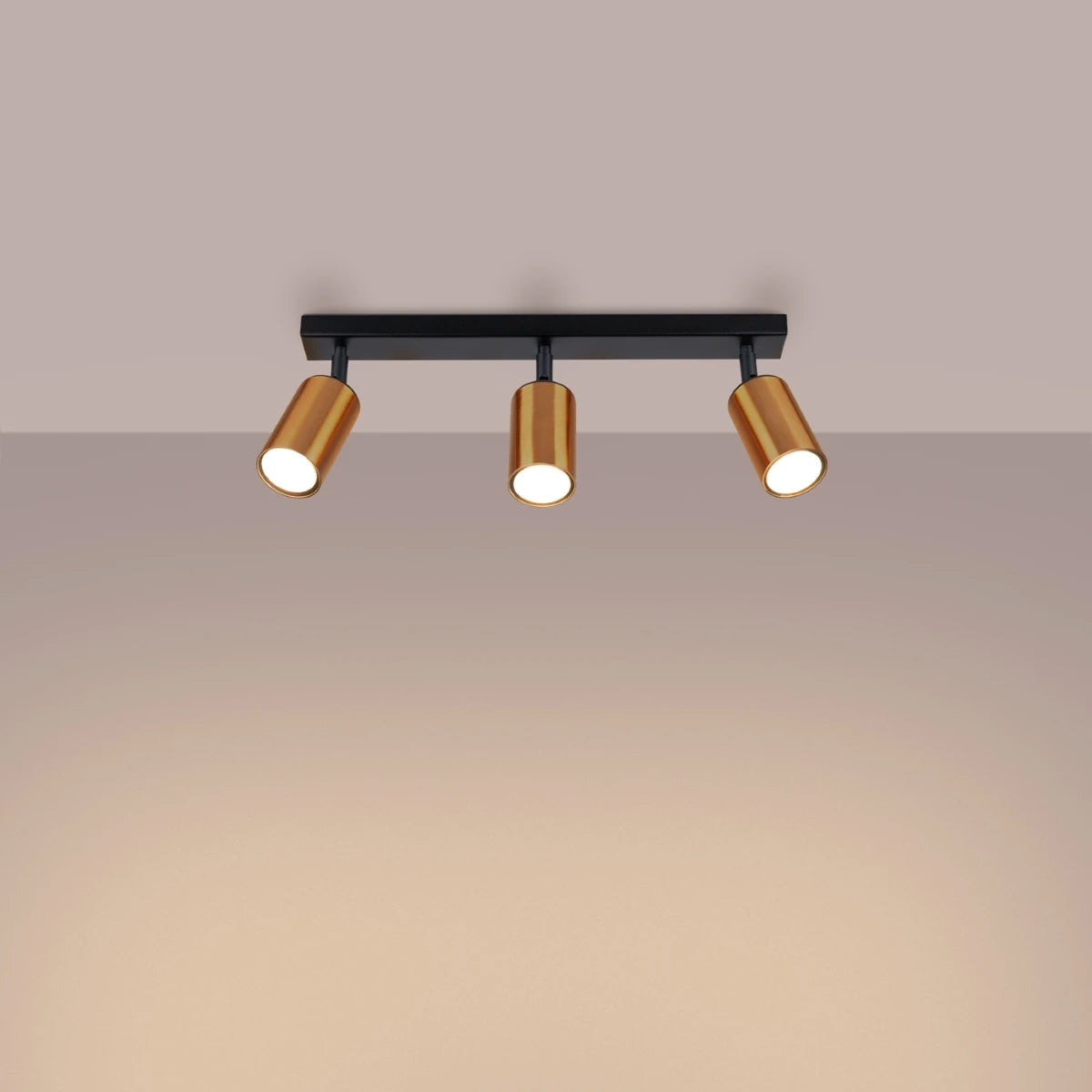 Steel Ceiling Light With 3 Winx Lamps - Bittersweet Shimmer