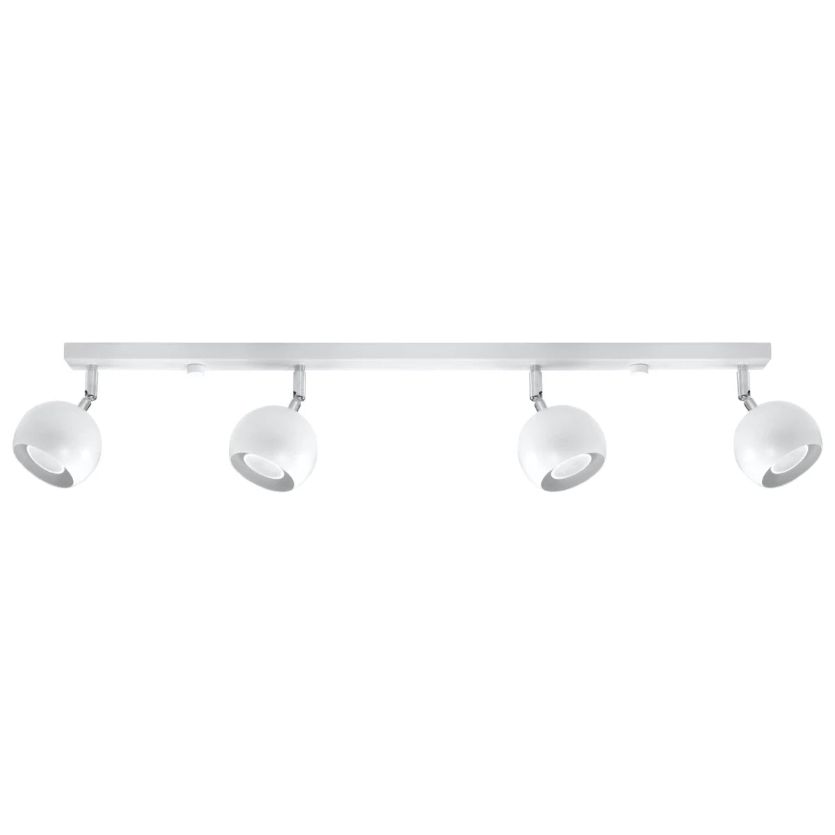 Steel Ceiling Light With 4 Oculare Lamps - Bittersweet Shimmer