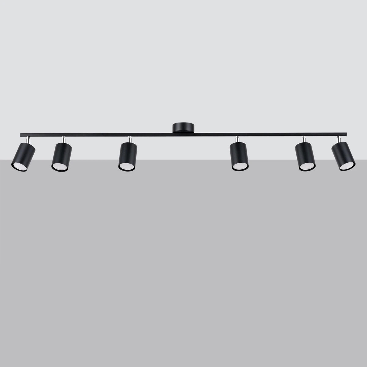 Steel Ceiling Light With 6 Lemmi Lamps - Bittersweet Shimmer