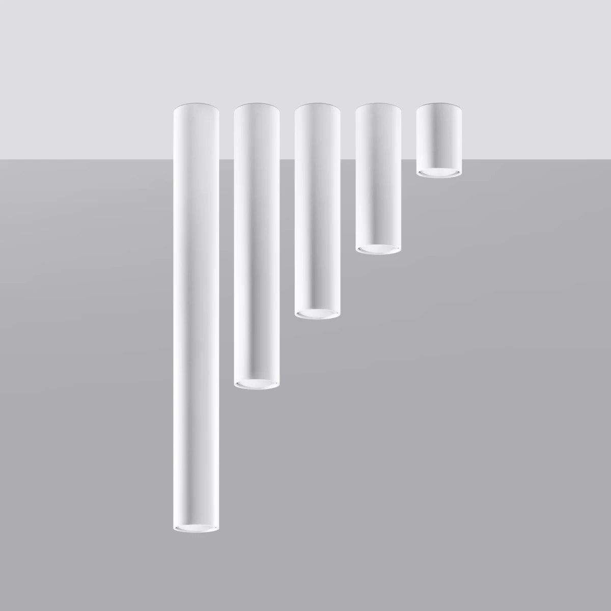 Steel Ceiling Light With Lagos 20 Lamp - Ocean Green