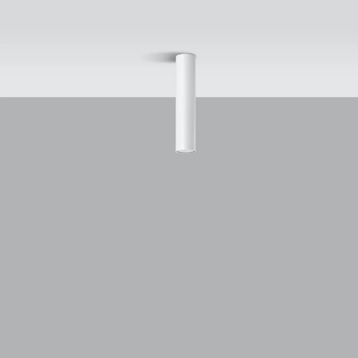 Steel Ceiling Light With Lagos 30 Lamp - Ocean Green