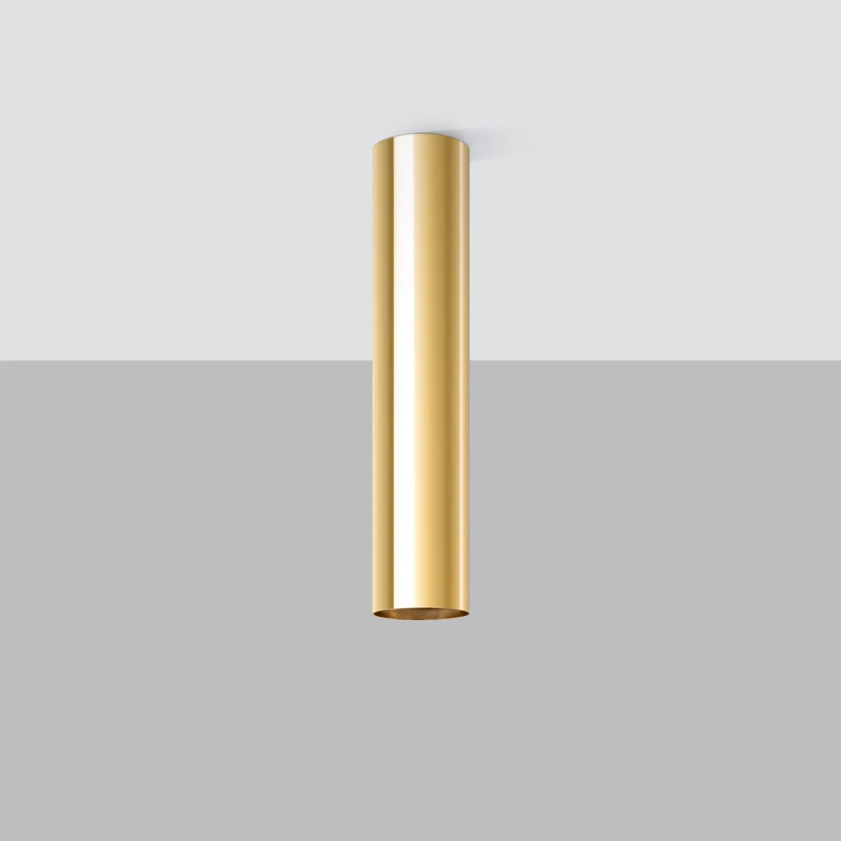 Steel Ceiling Light With Lagos 30 Lamp - Ocean Green