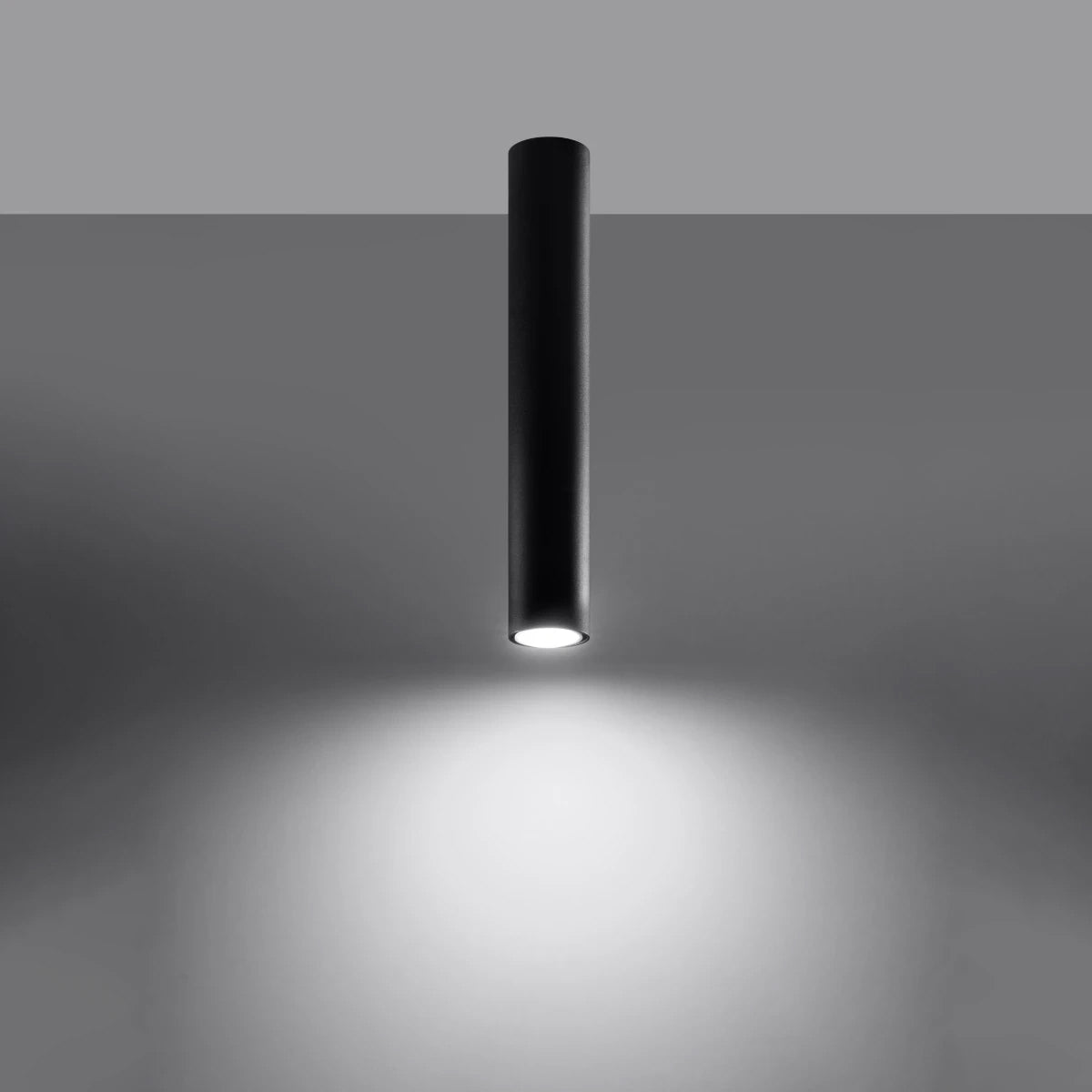 Steel Ceiling Light With Lagos 40 Lamp - Ocean Green