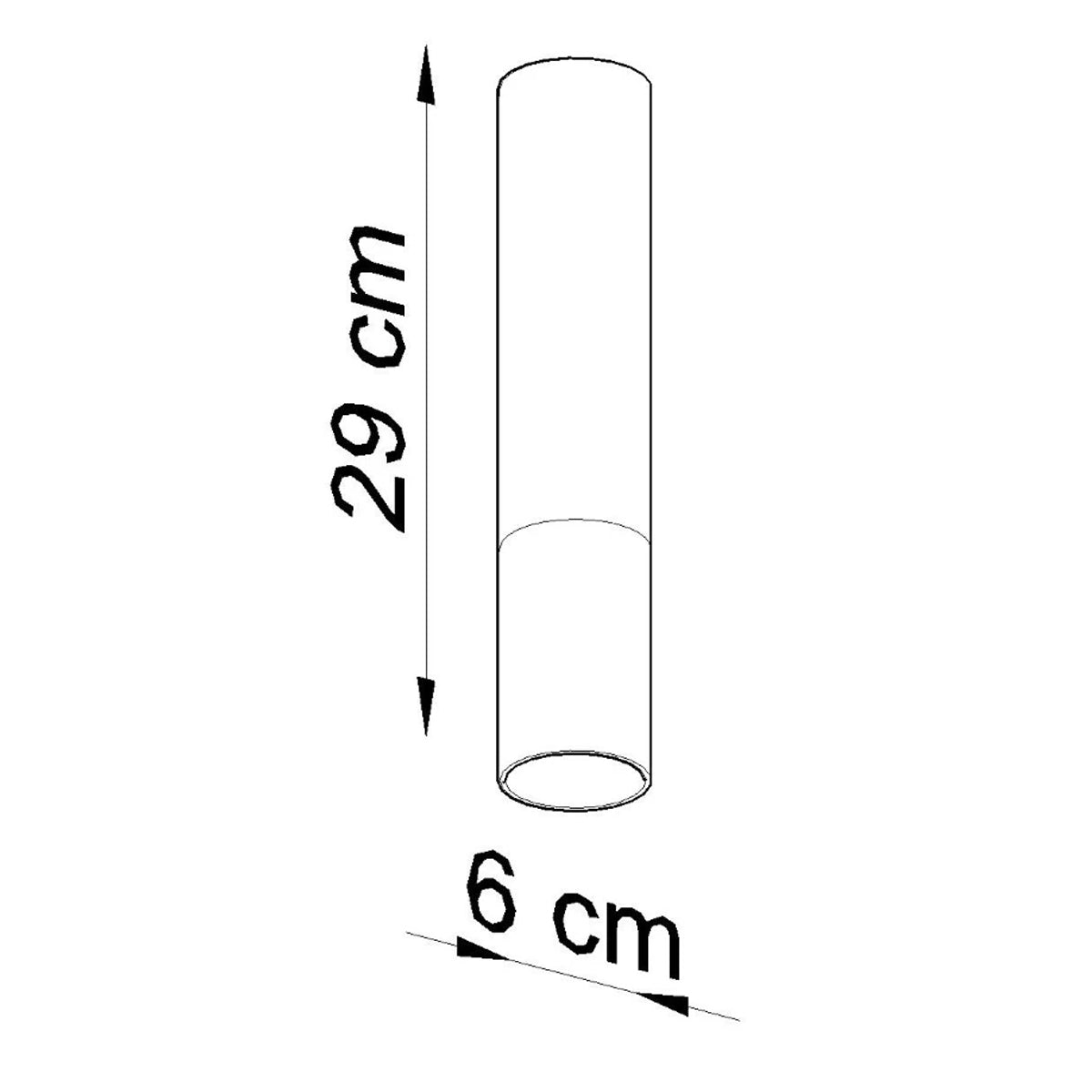 Steel Ceiling Light With Loopez Lamp in Black - Ocean Green