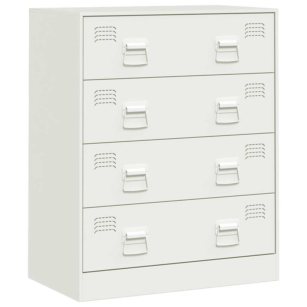Steel Chest Of 4 Drawers 67cm Wide - Vantage Home