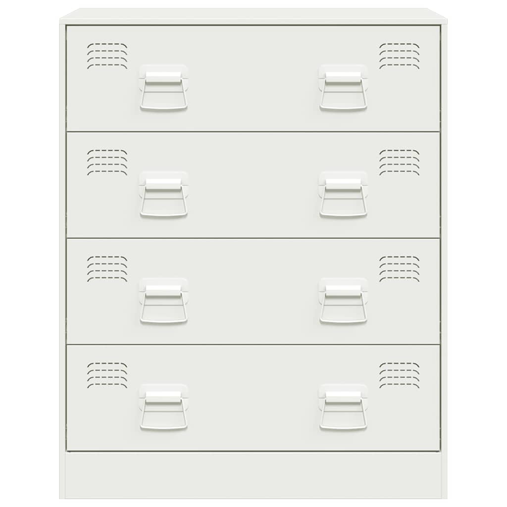 Steel Chest Of 4 Drawers 67cm Wide - Vantage Home