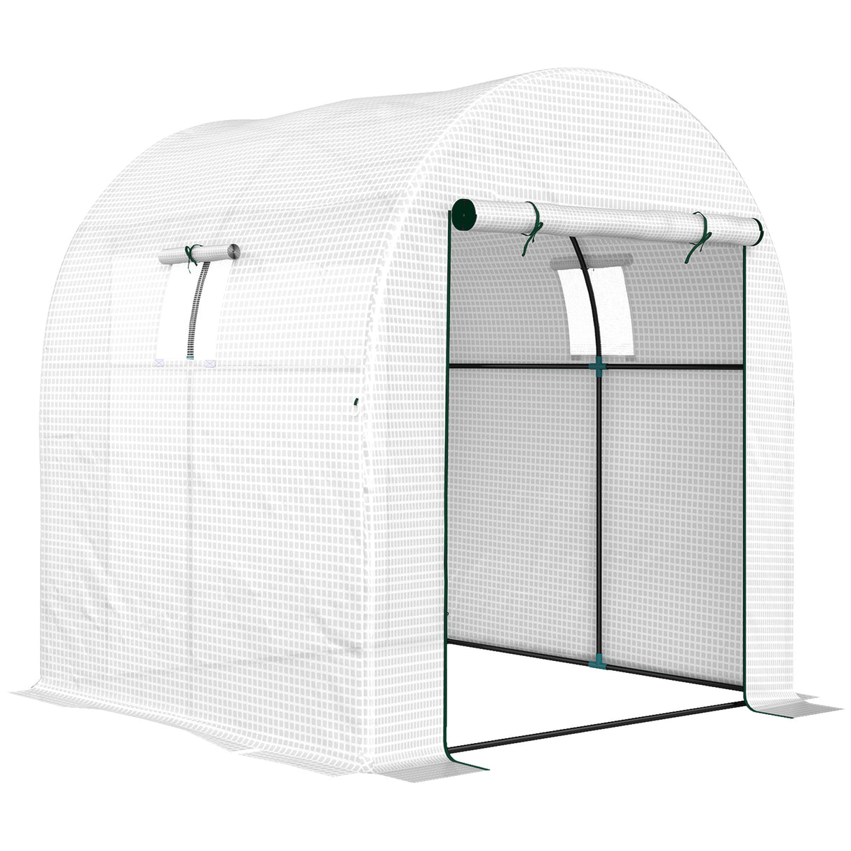 Steel Frame Garden Greenhouse 180cm Wide - Velmora
