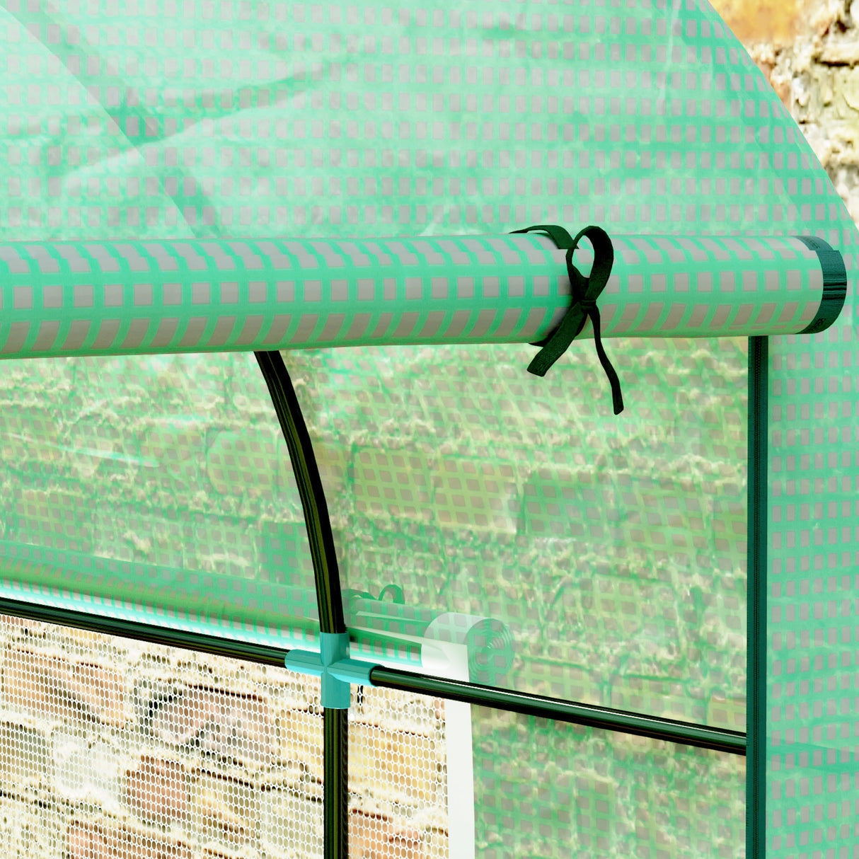 Steel Frame Garden Greenhouse 200cm Wide - Velmora