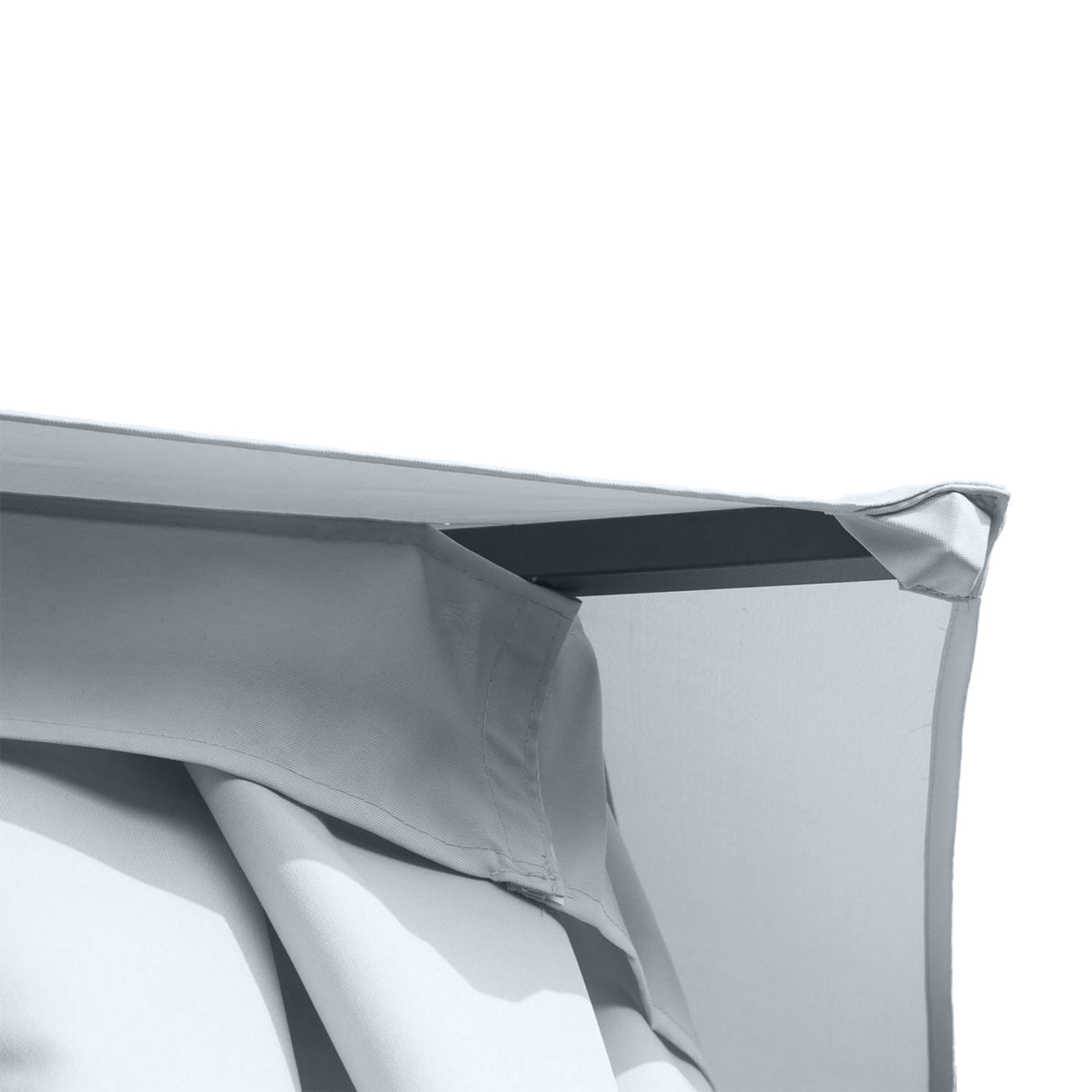 Steel Hexagon Softtop Gazebo Canopy Party Tent 390cm Width x 331cm Depth - Velmora