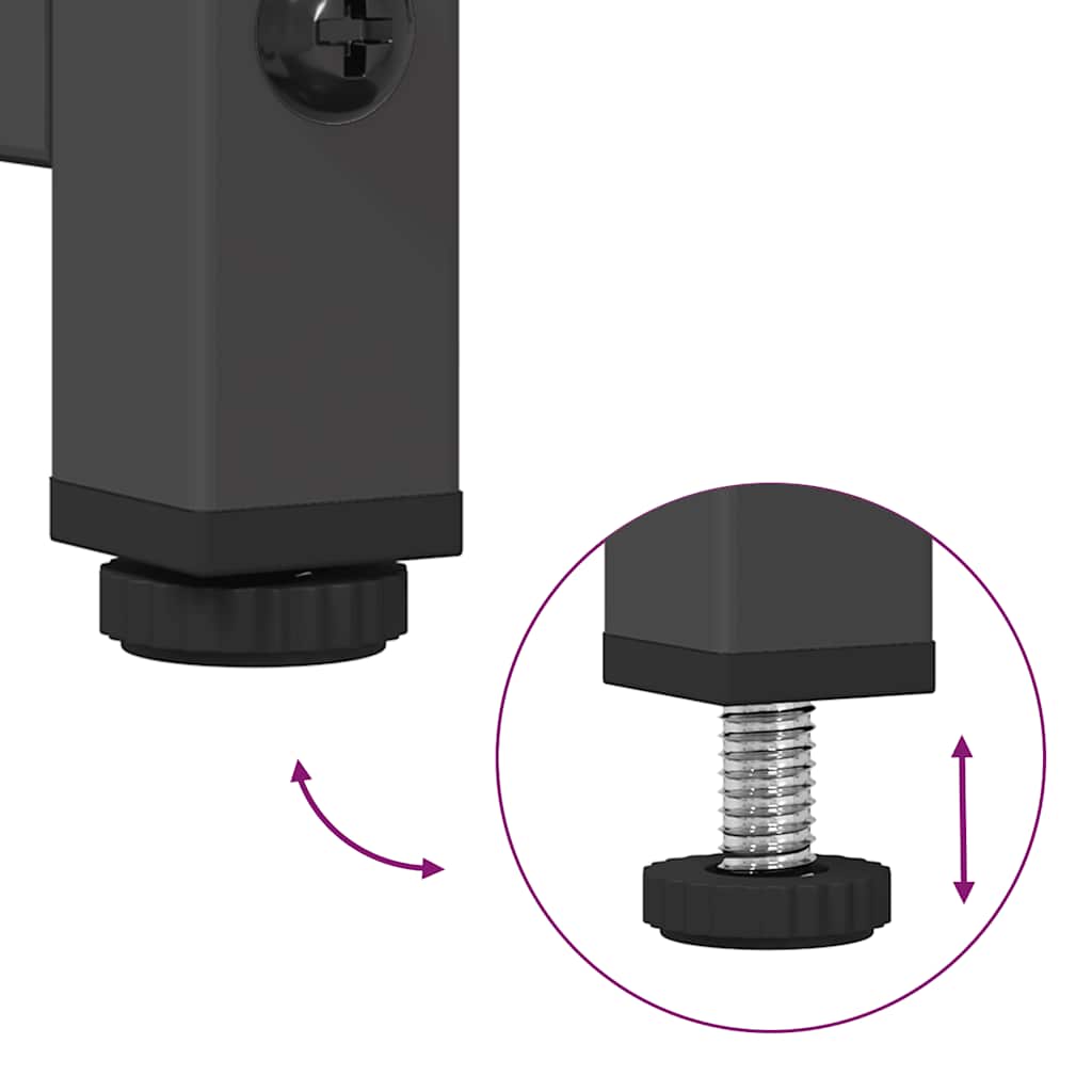 Steel Highboard 68cm Wide With 2 Doors - Vantage Home