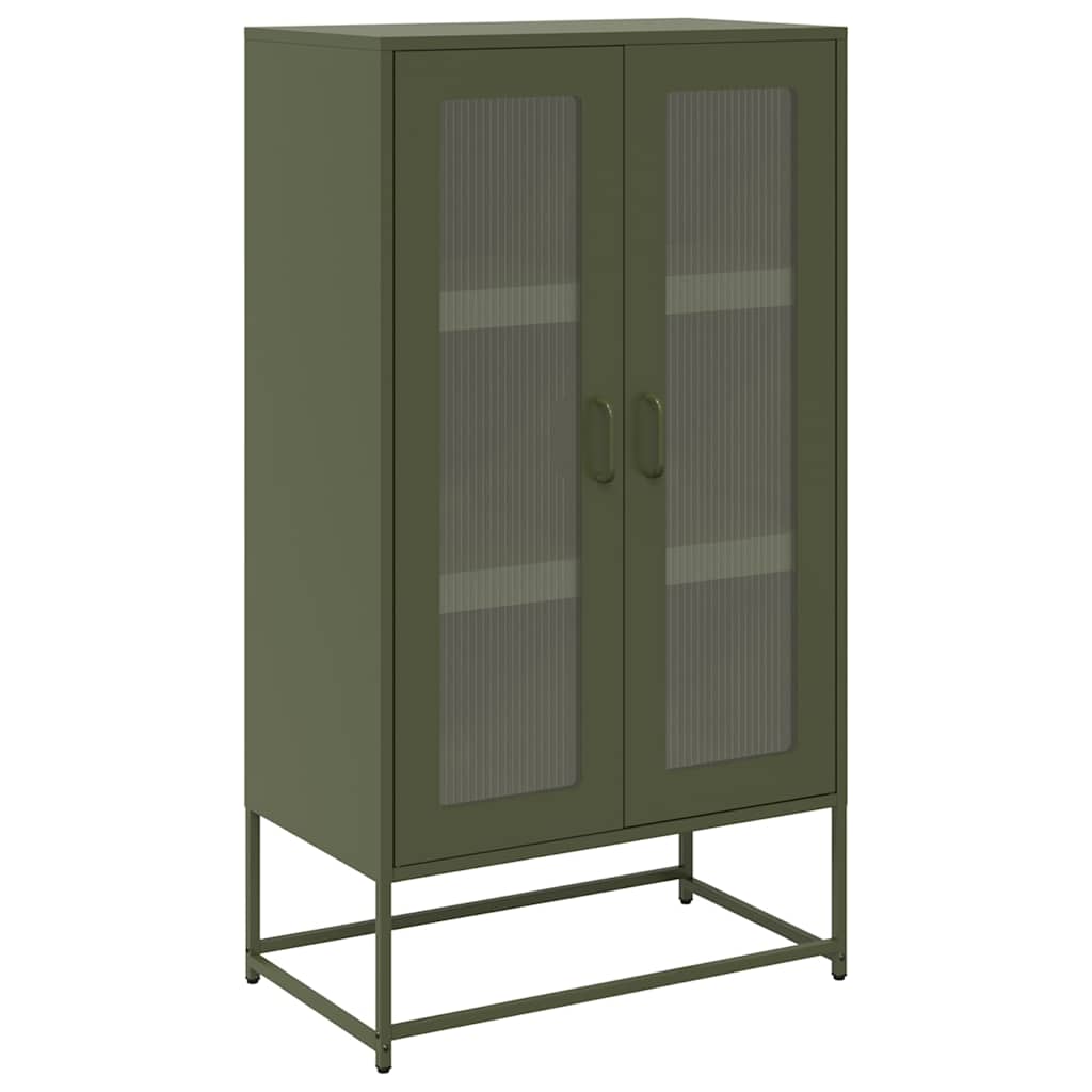 Steel Highboard 68cm Wide With 2 Doors - Vantage Home