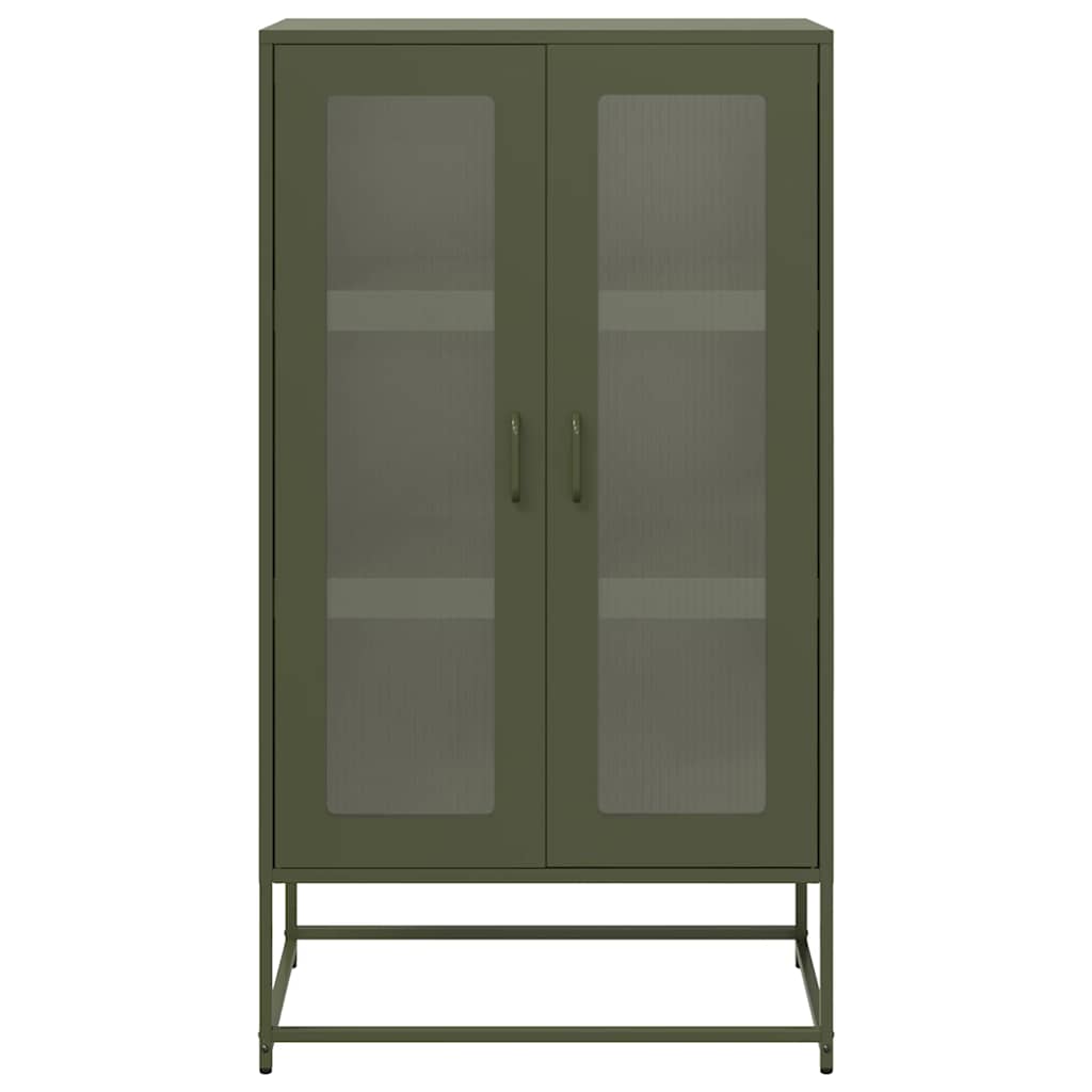 Steel Highboard 68cm Wide With 2 Doors - Vantage Home