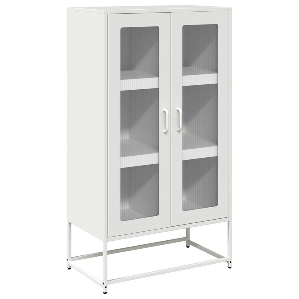 Steel Highboard 68cm Wide With 2 Doors - Vantage Home