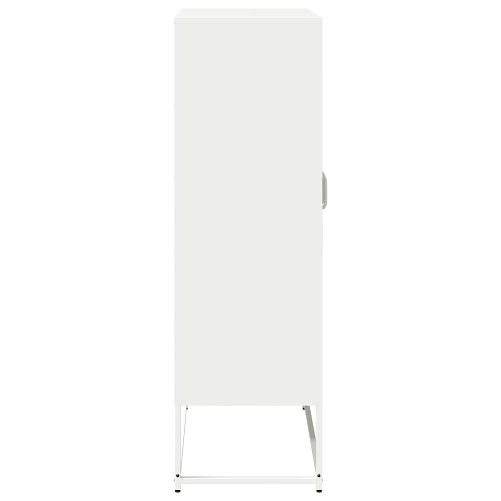 Steel Highboard 68cm Wide With 2 Doors - Vantage Home