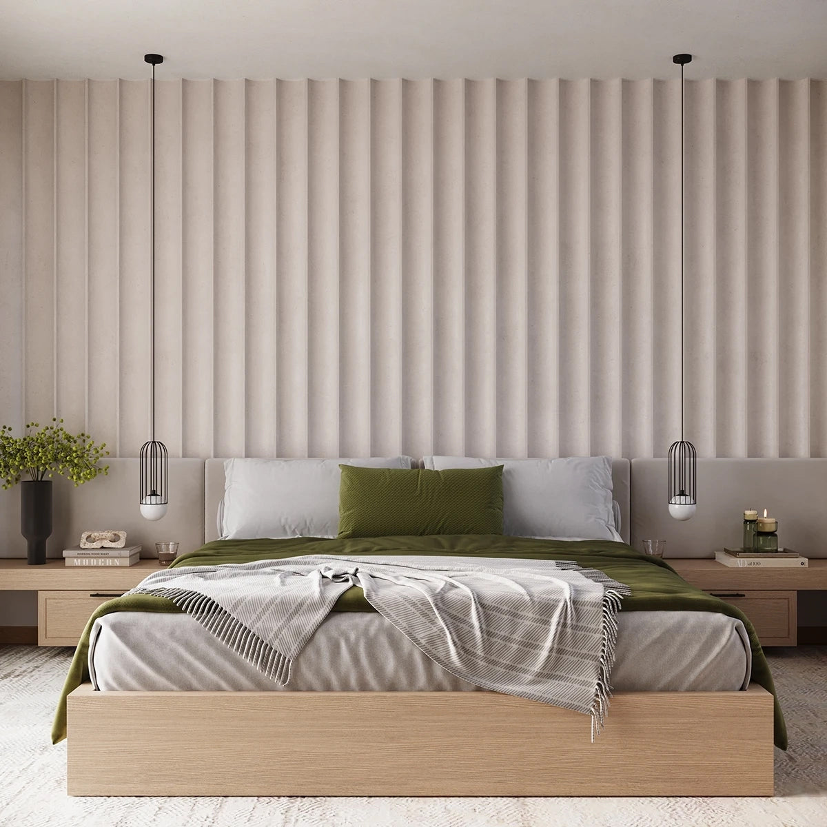 Steel Pendant Light With Brina 1 Lamp - Powder Blue