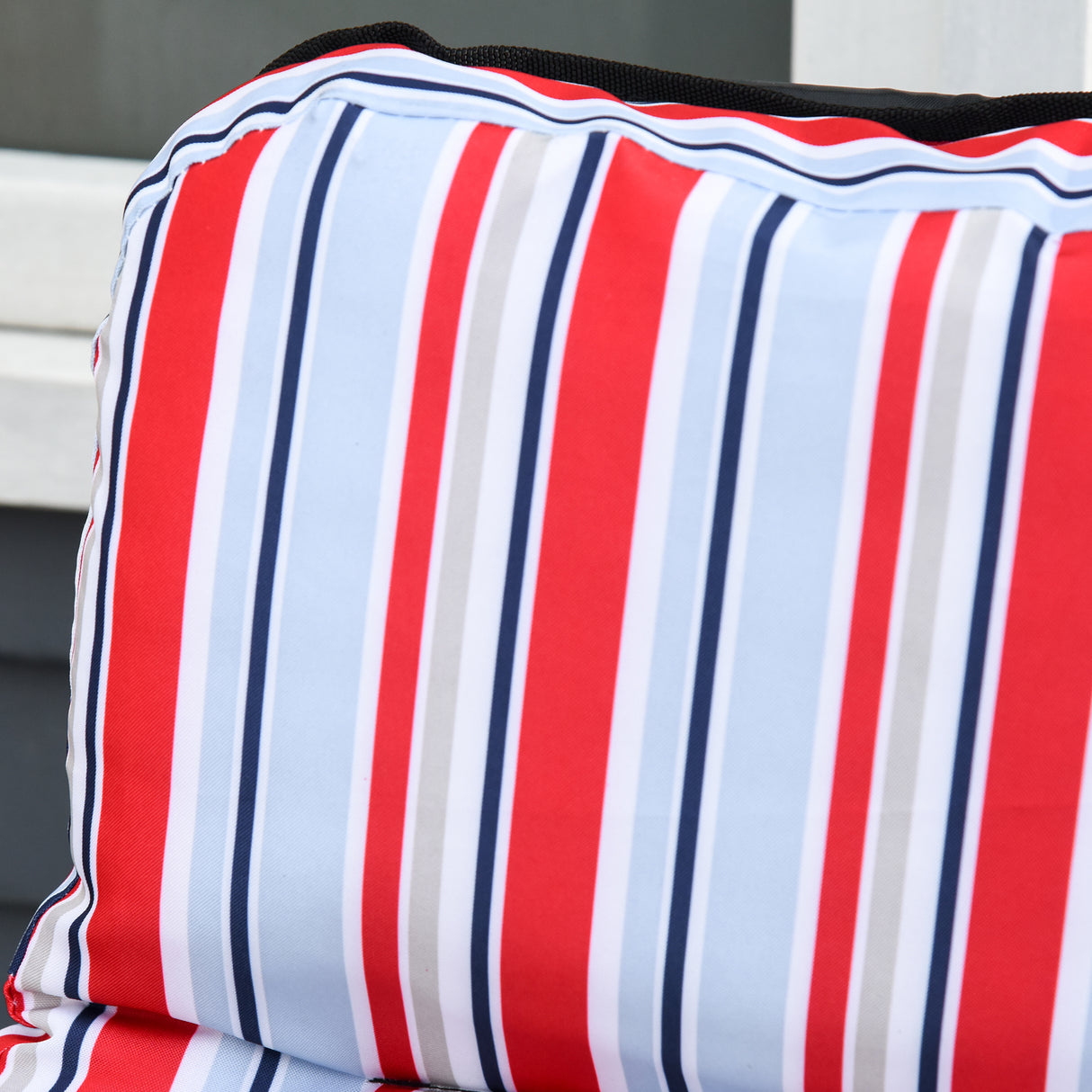 Steel Reclining Garden Sum Lounger Armchair in Set of 2 - Velmora