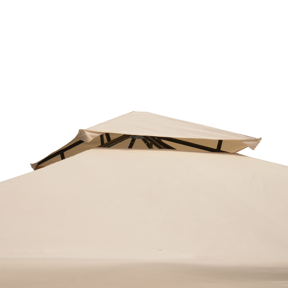 Steel Softtop Gazebo Canopy Shelter 298cm Width x 298cm Depth With Netting - Velmora