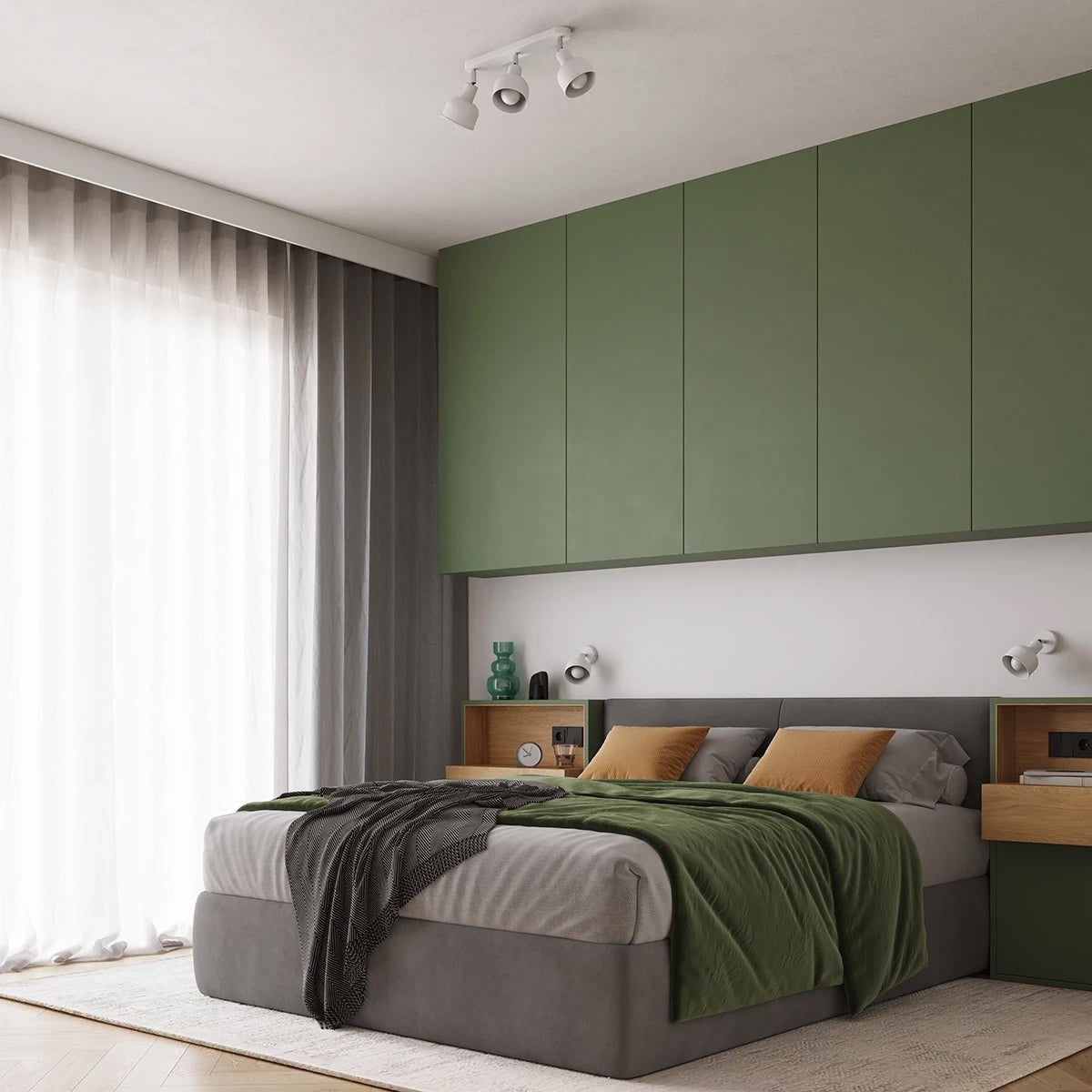 Steel Wall Light With Elba Lamp - Bittersweet Shimmer