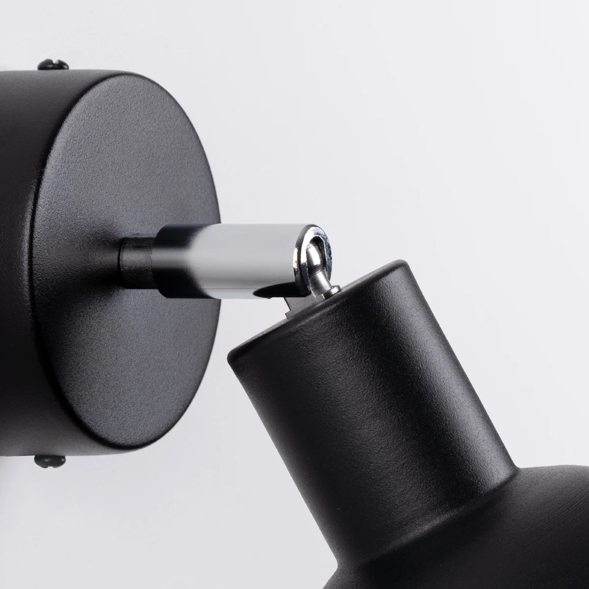 Steel Wall Light With Elba Lamp - Bittersweet Shimmer