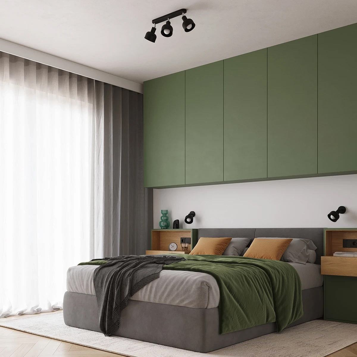 Steel Wall Light With Elba Lamp - Bittersweet Shimmer