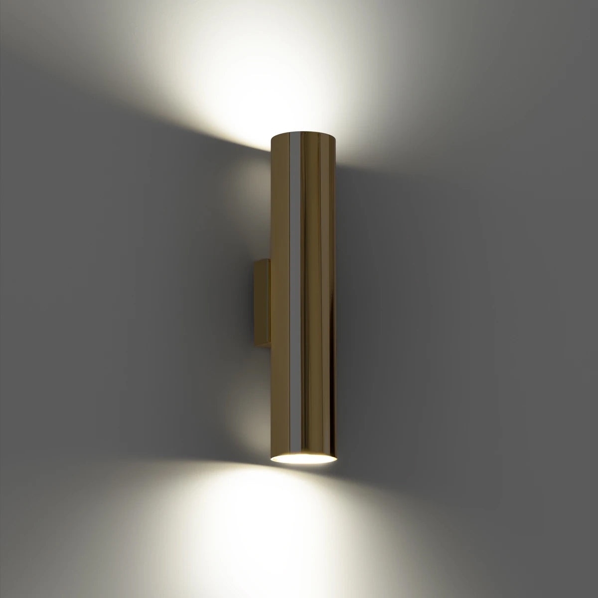 Steel Wall Light With Lagos 2 Lamp - Ocean Green