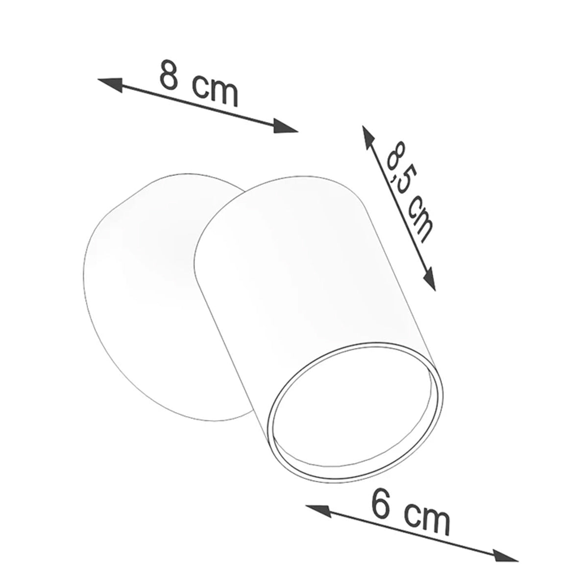 Steel Wall Light With Lemmi 1 Lamp - Bittersweet Shimmer