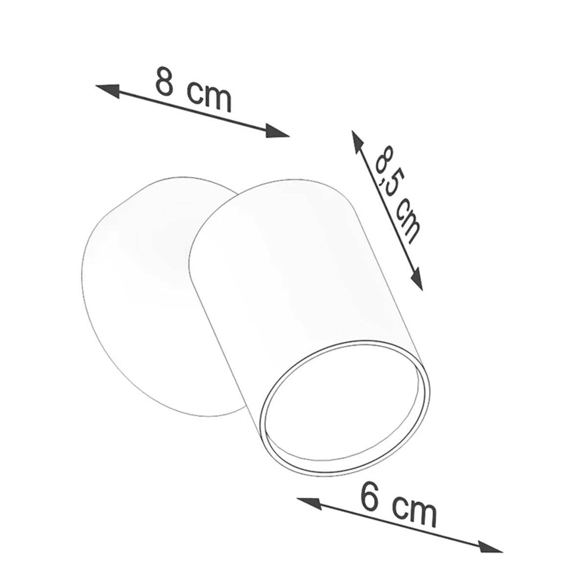 Steel Wall Light With Lemmi 1 Lamp - Bittersweet Shimmer