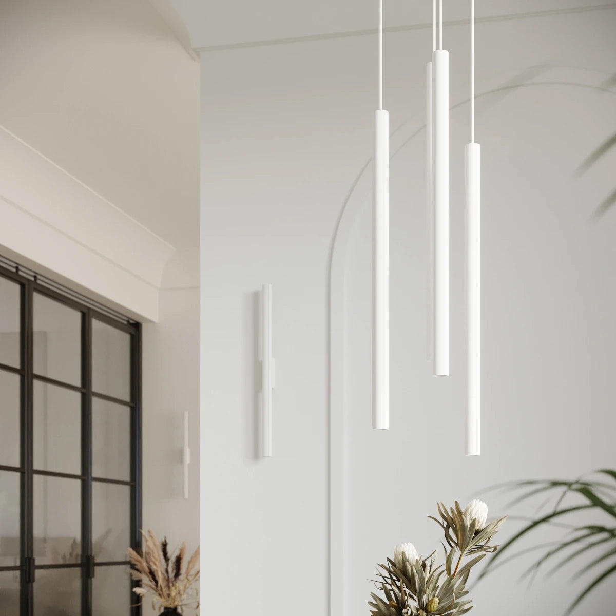 Steel Wall Light With Pastelo 2 Lamp - Ocean Green