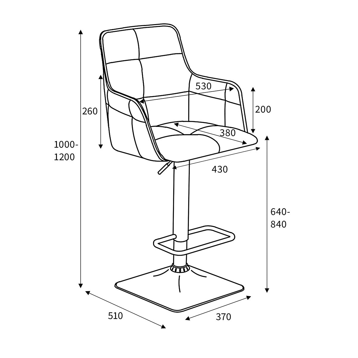 Suede Effect Fabric Bar Stools in Set Of 2 With Grey Metal Base - Orion