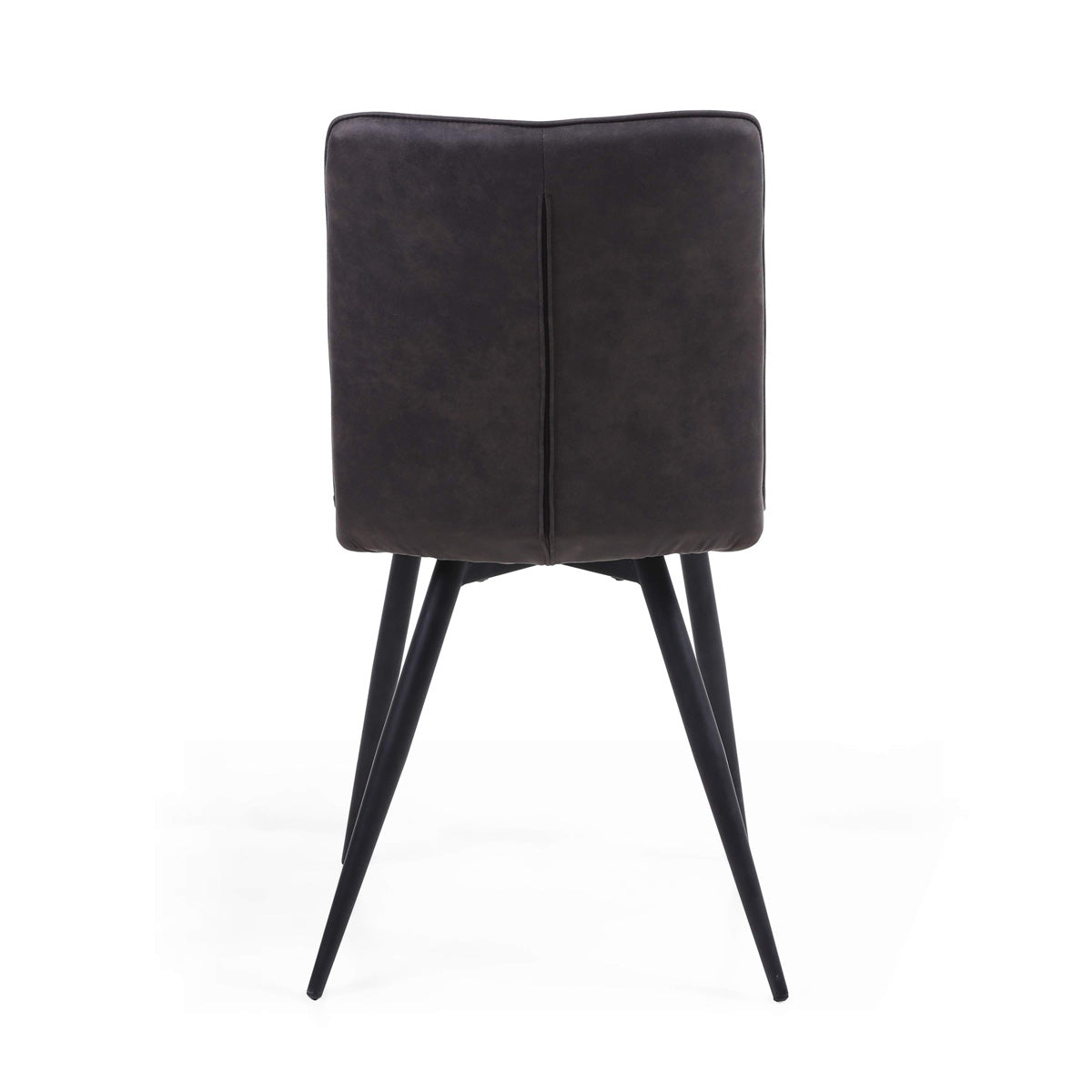 Suede Effect Fabric Dining Chairs in Set Of 2 - Rodeo