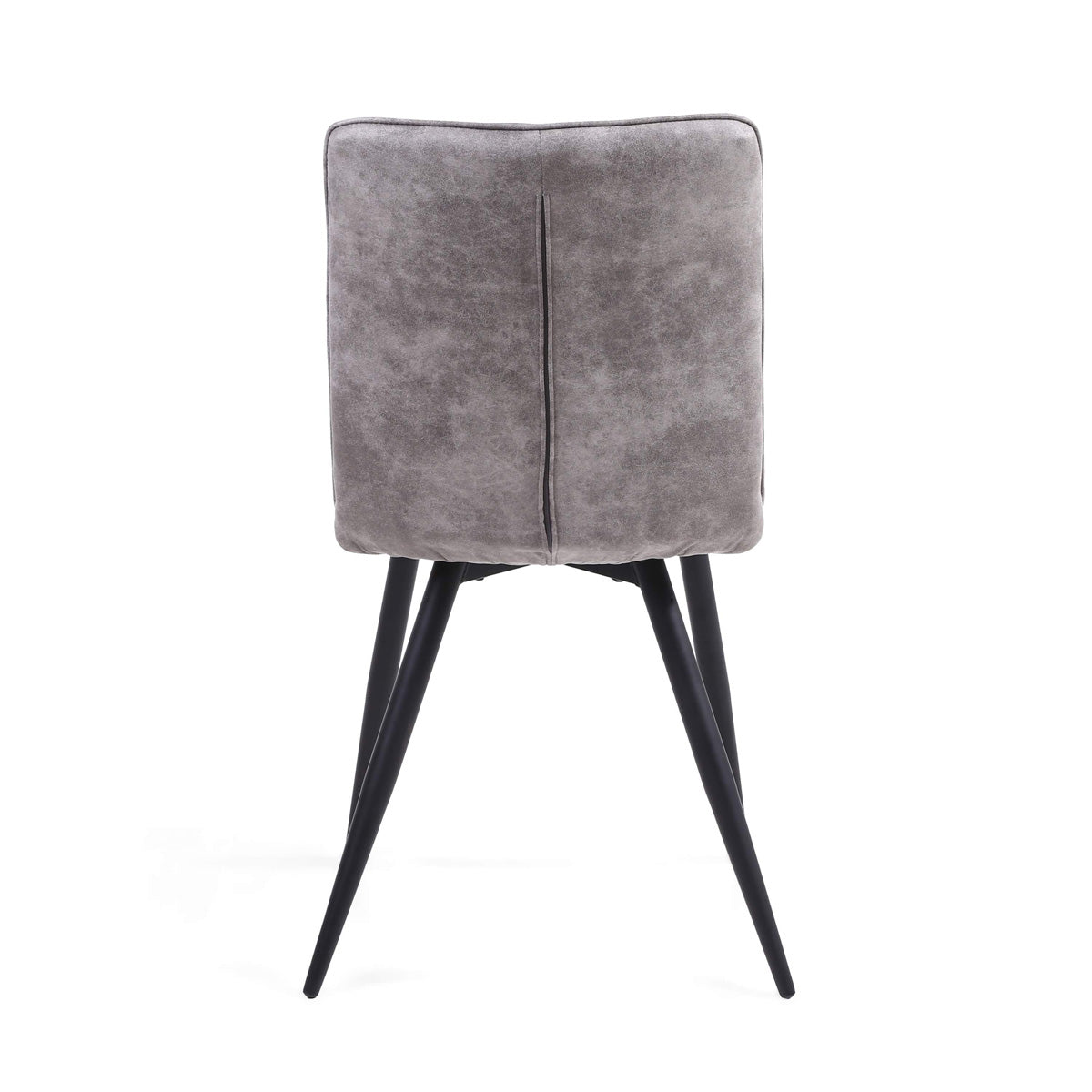 Suede Effect Fabric Dining Chairs in Set Of 2 - Rodeo