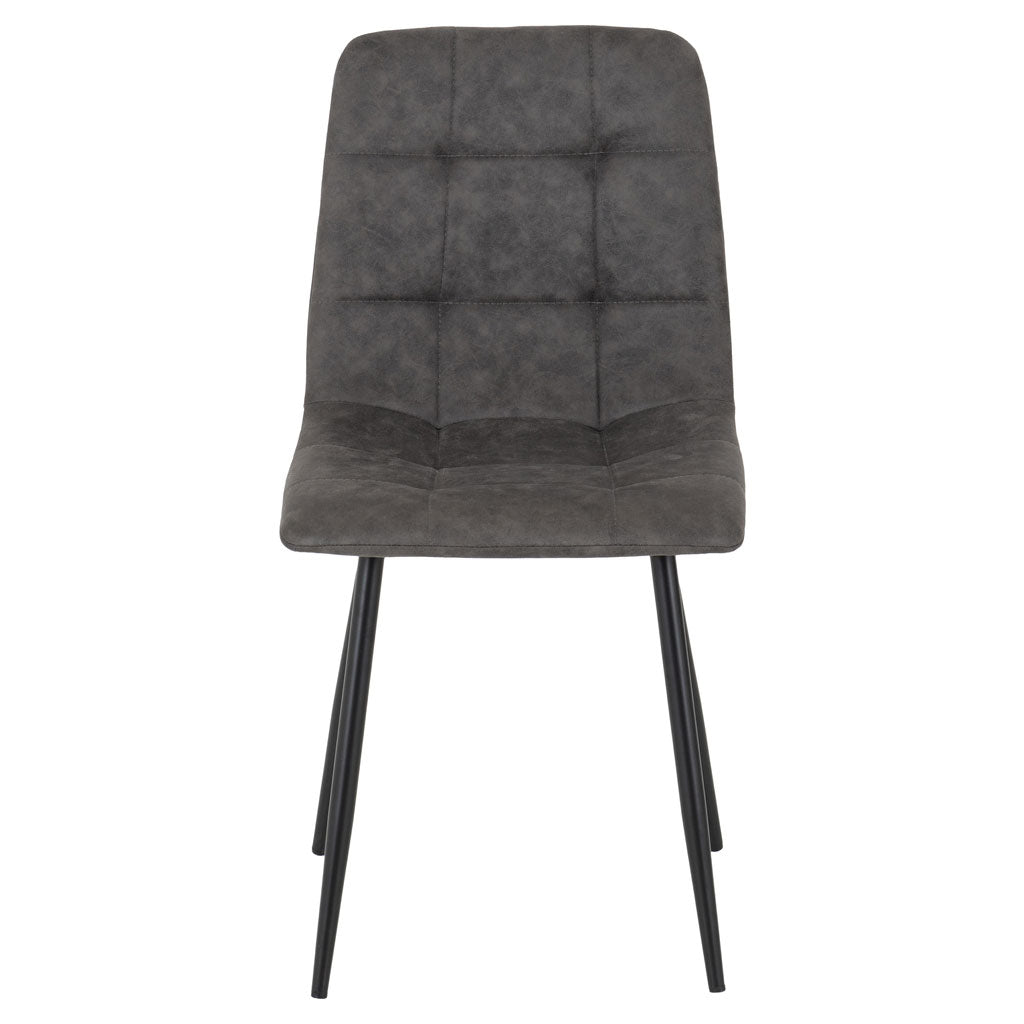 Suede Fabric Dining Chairs in Set Of 2 - Fenton