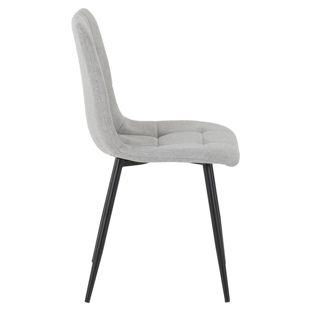 Suede Fabric Dining Chairs in Set Of 2 - Fenton