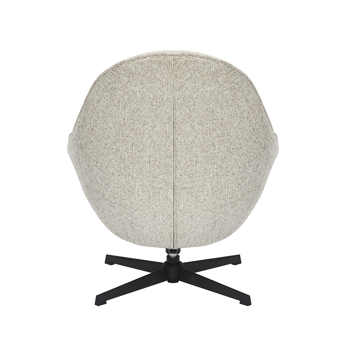 Tactile Textured Fabric Lounge Chair With Footstool - Serene