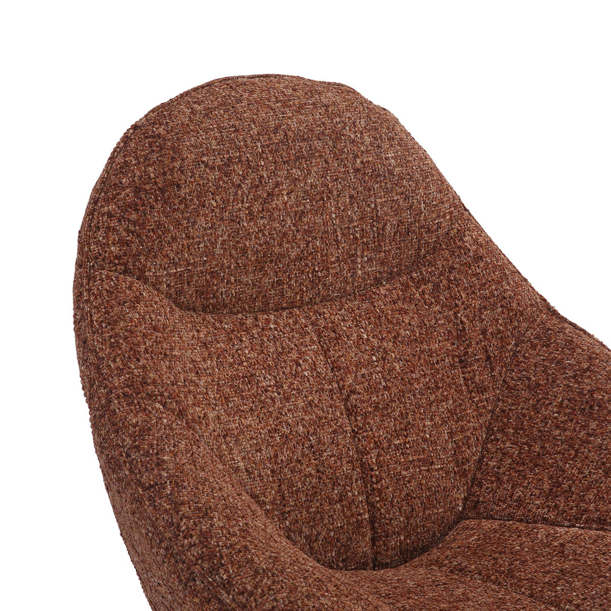 Tactile Textured Fabric Lounge Chair With Footstool - Serene