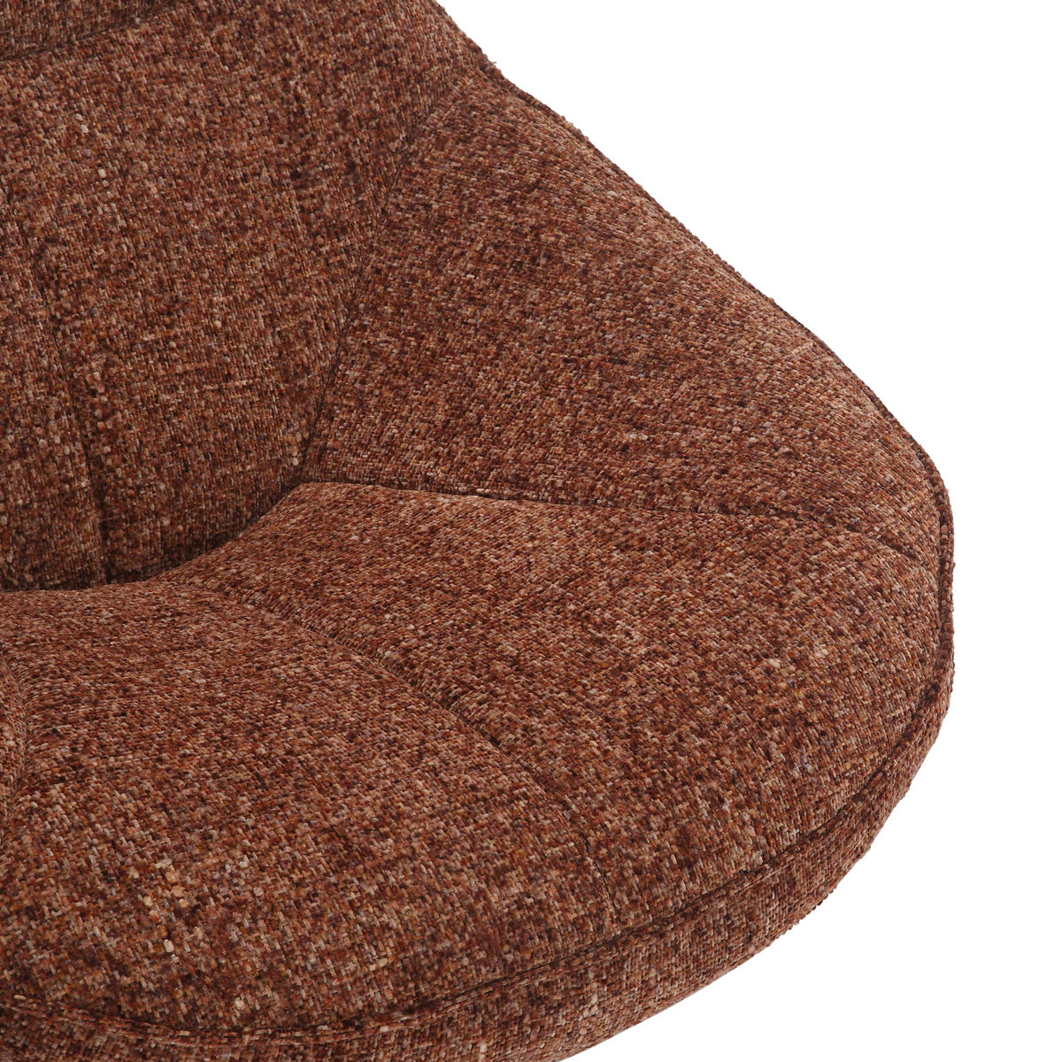 Tactile Textured Fabric Lounge Chair With Footstool - Serene