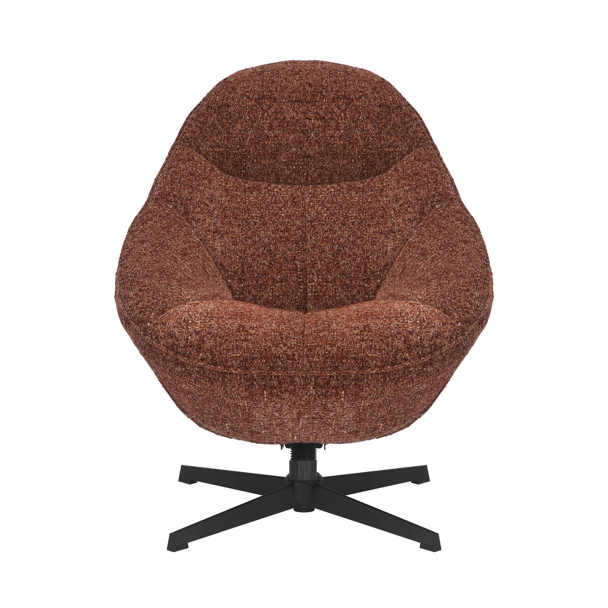 Tactile Textured Fabric Lounge Chair With Footstool - Serene