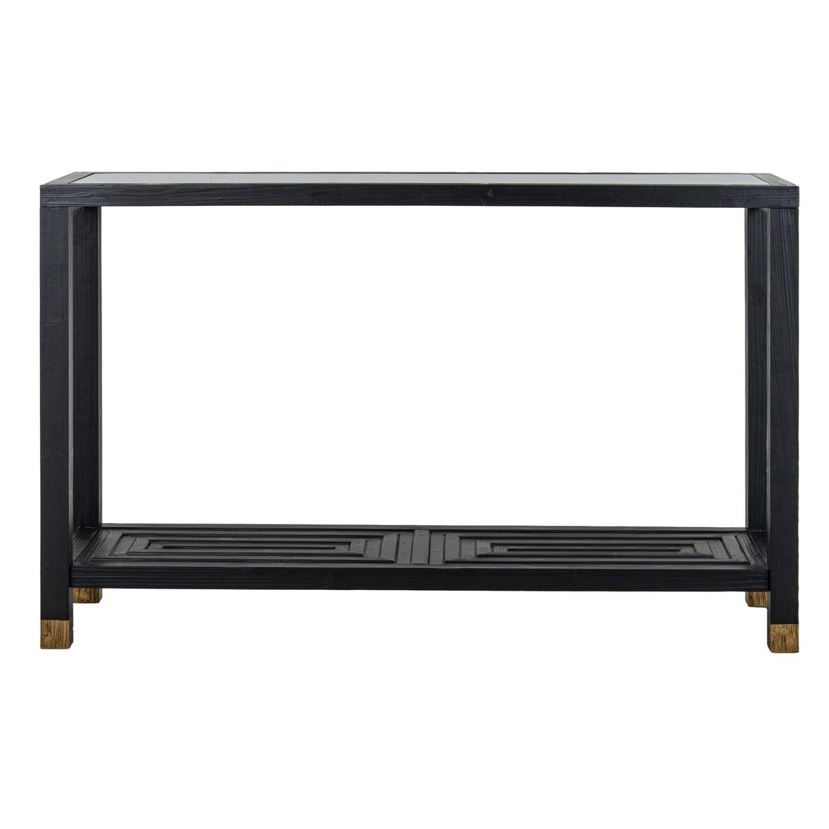 Tempered Glass Console Table 130cm Wide - Monza