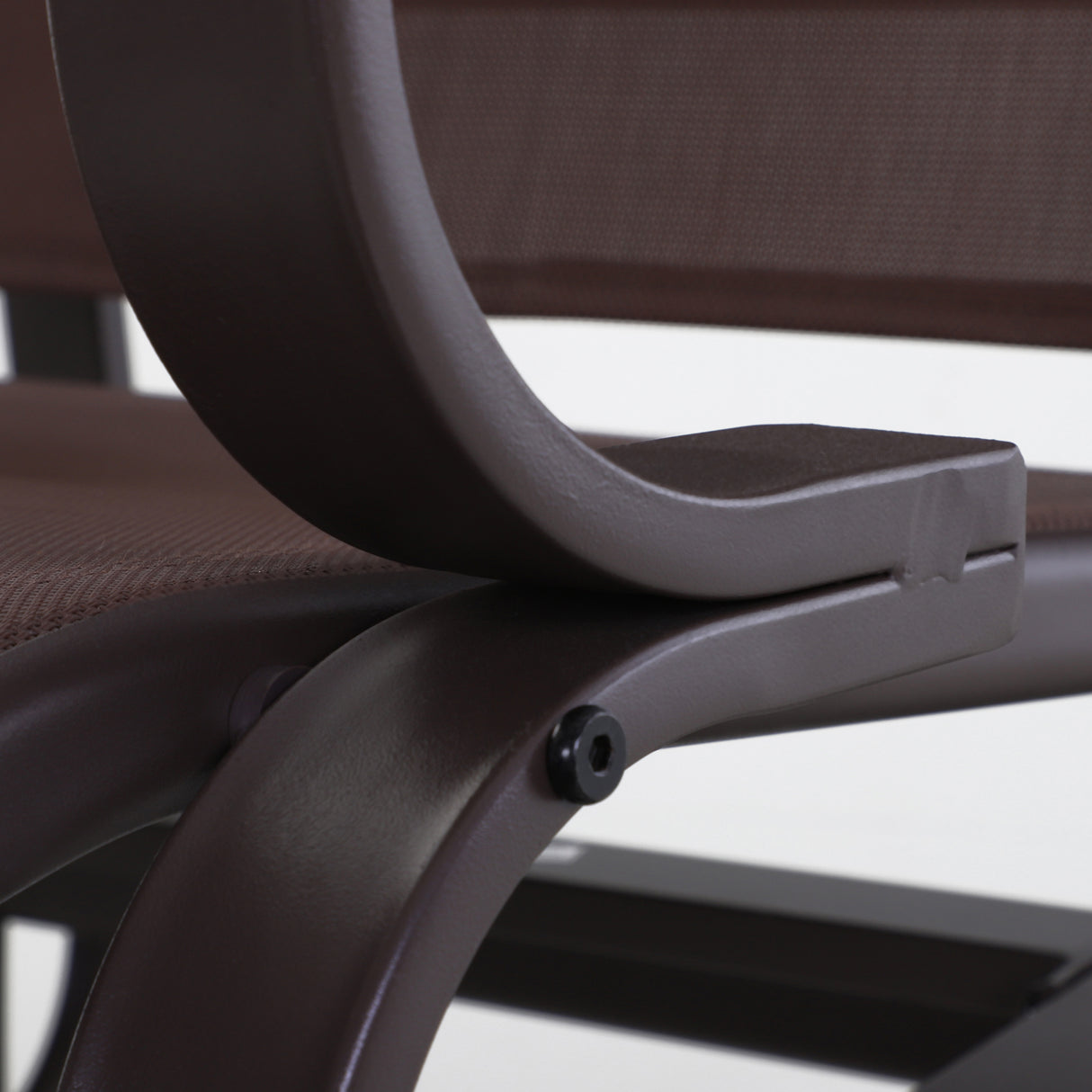 Texteline Fabric Gliding Rocking Chair - Velmora