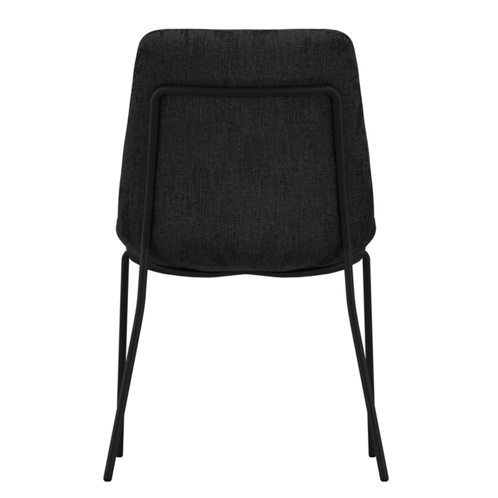 Textured Velvet Dining Chair in Set Of 2 - Carlo