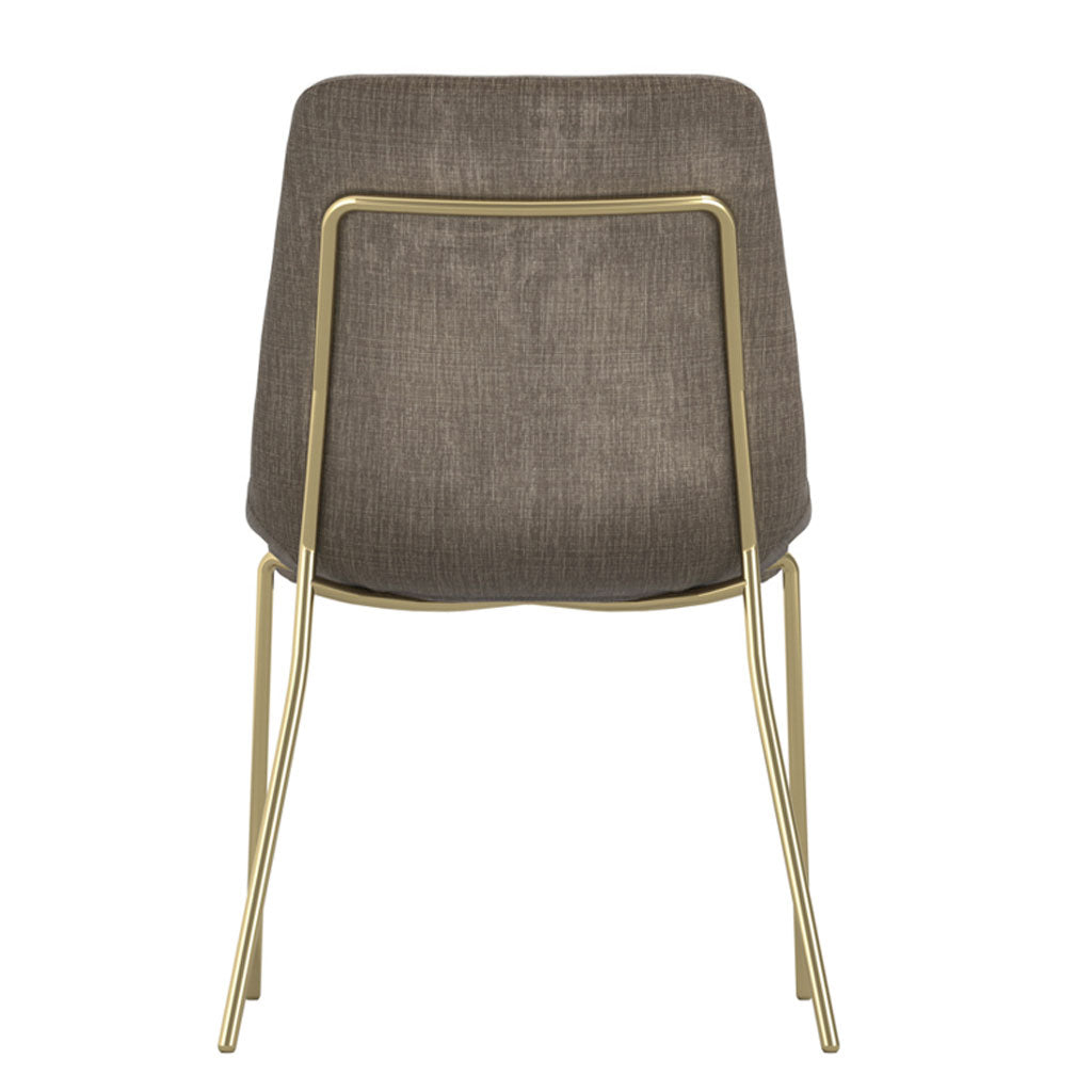 Textured Velvet Dining Chair in Set Of 2 - Carlo