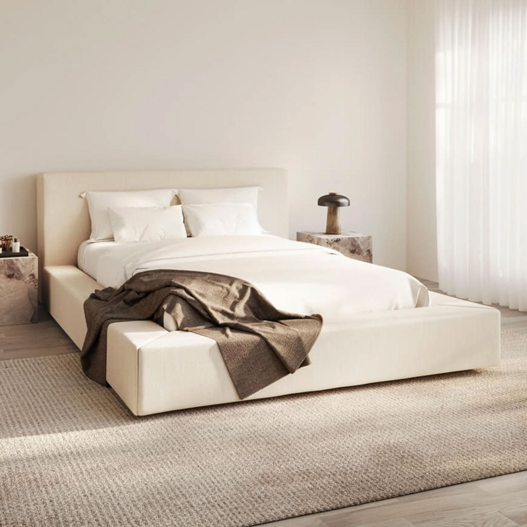 Twill Fabric Double Bed - Soho