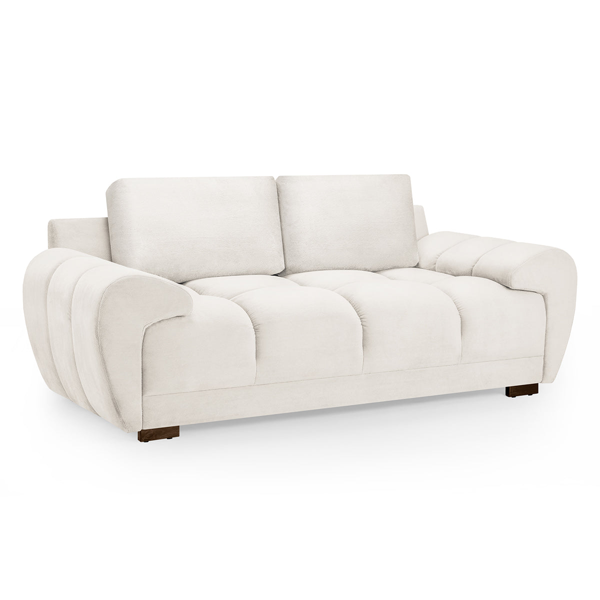 Velvet 2 Seater Sofa - Azzuro