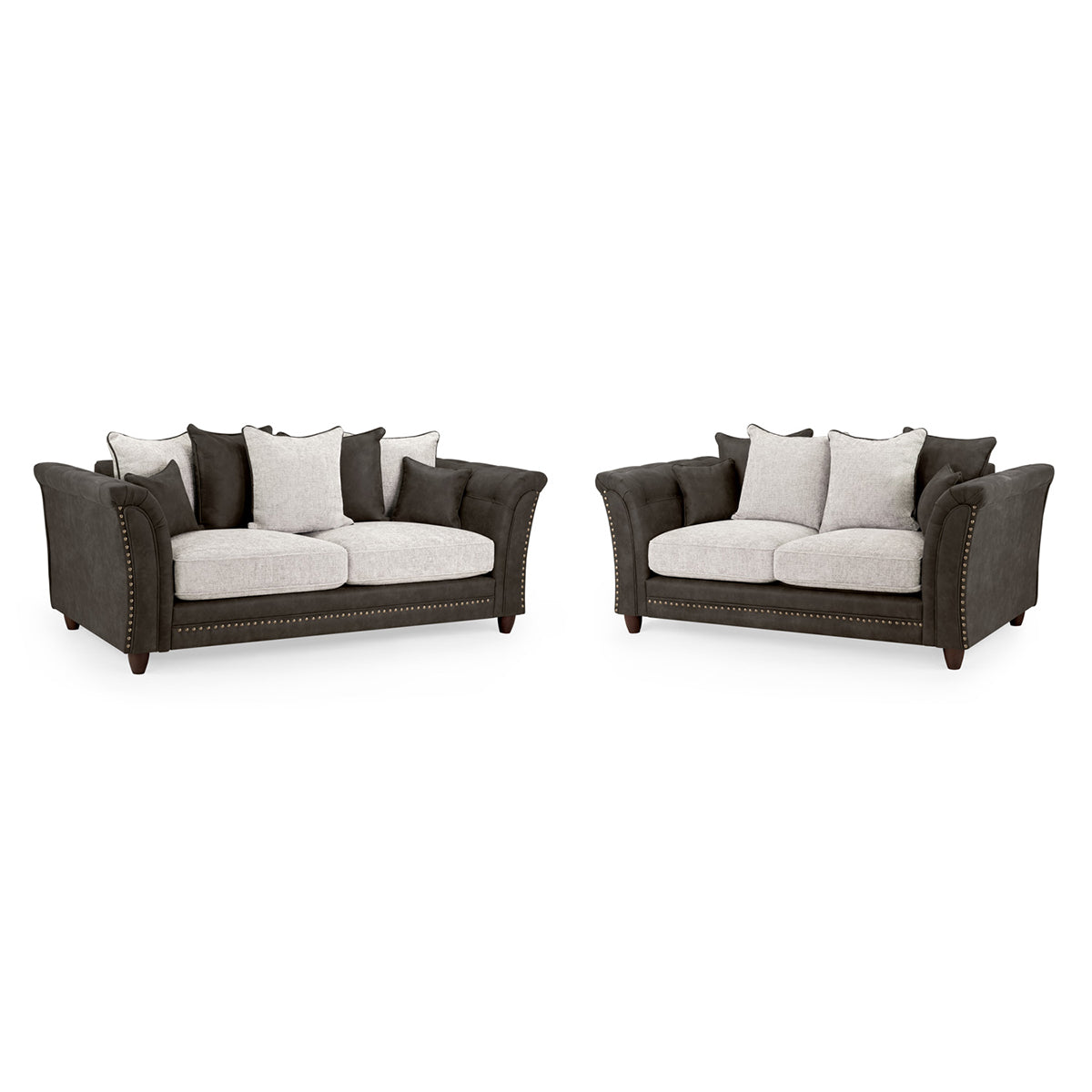 Velvet 3 + 2 Seater Sofa Set - Bella