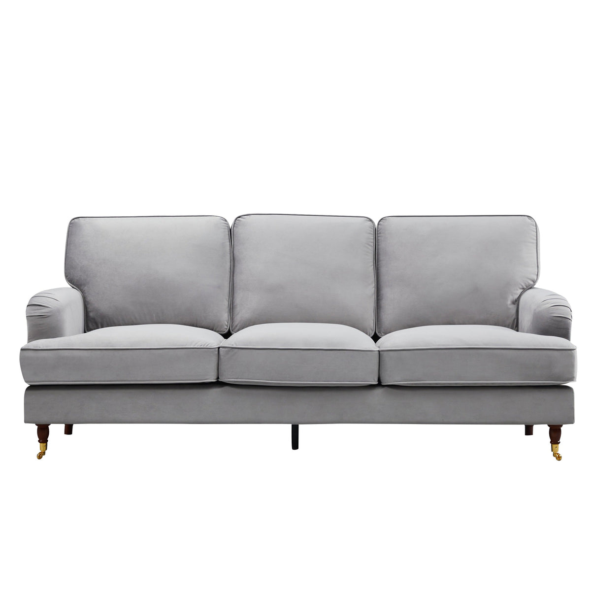 Velvet 3 Seater Sofa 218cm Wide - Kensington Home